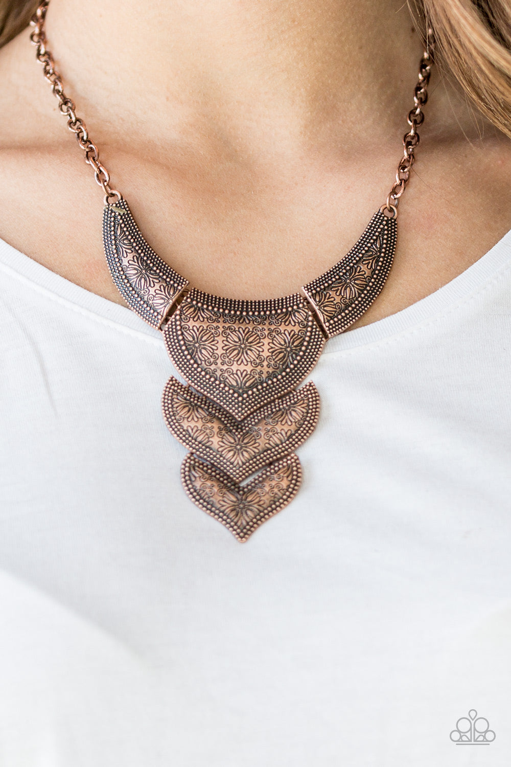 Texas Temptress - copper - Paparazzi necklace