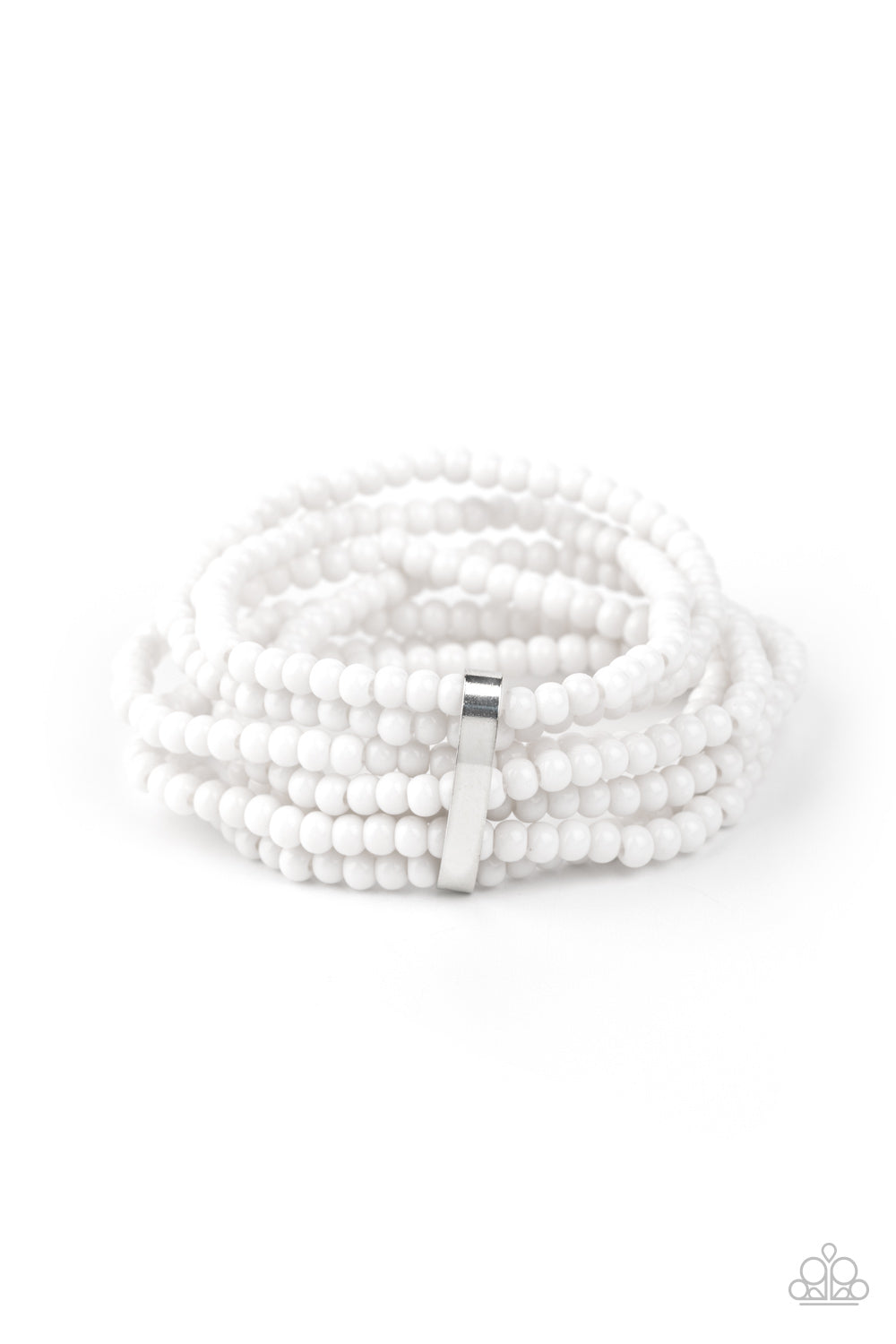 Thank Me LAYER - white - Paparazzi bracelet
