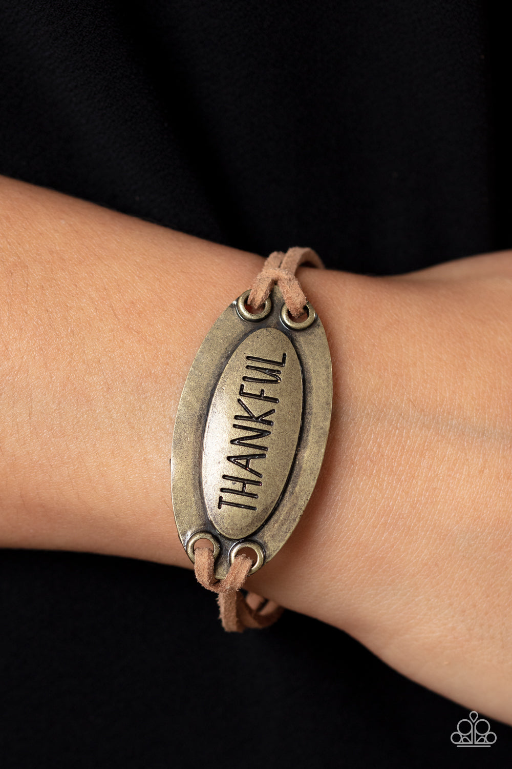 Thankful Tidings - brass - Paparazzi bracelet