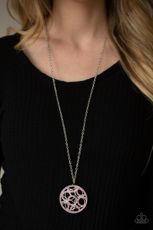 Thanks a MEDALLION - pink - Paparazzi necklace