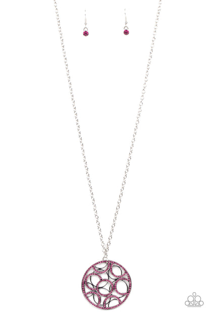 Thanks a MEDALLION - pink - Paparazzi necklace