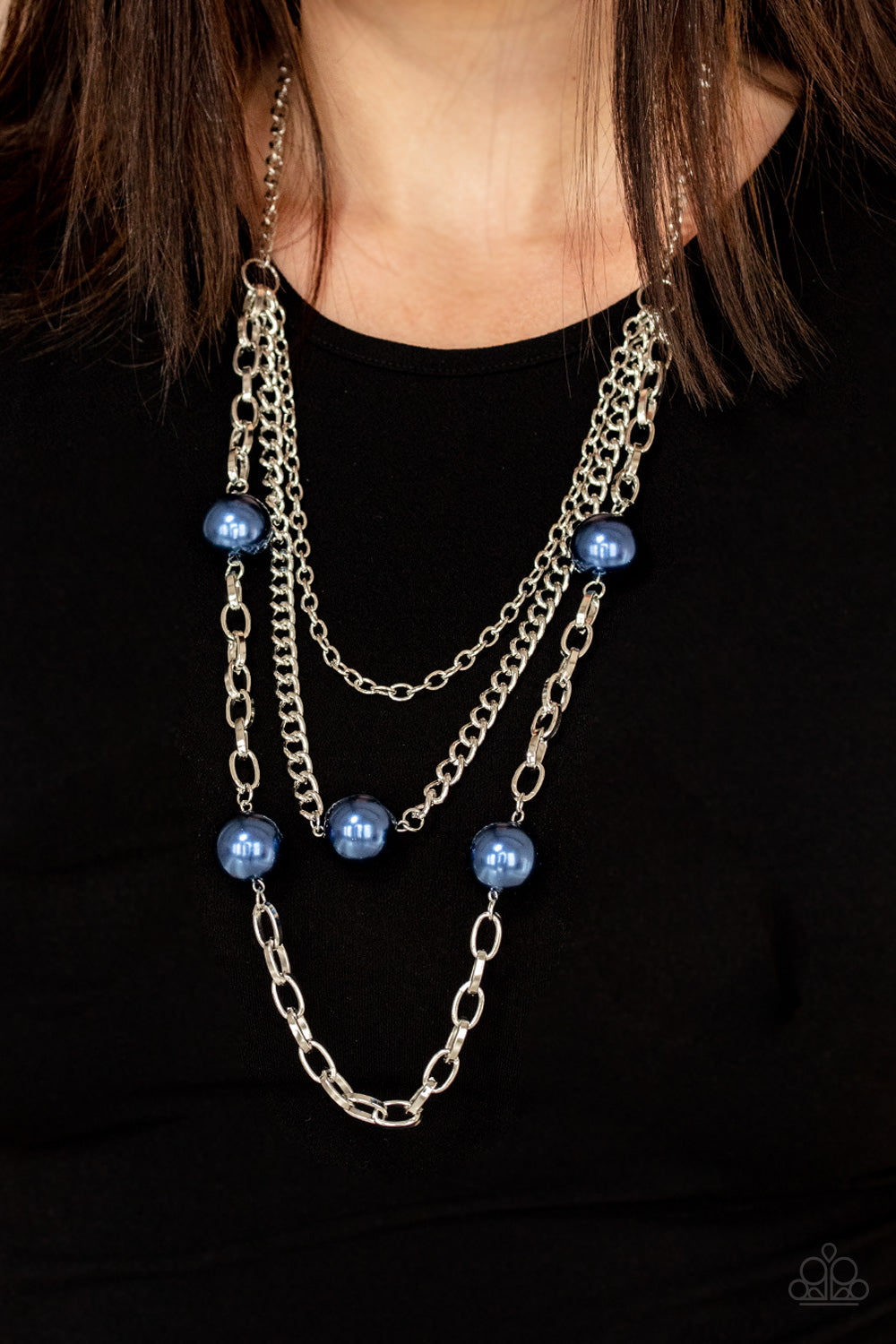 Thanks For The Compliment - blue - Paparazzi necklace