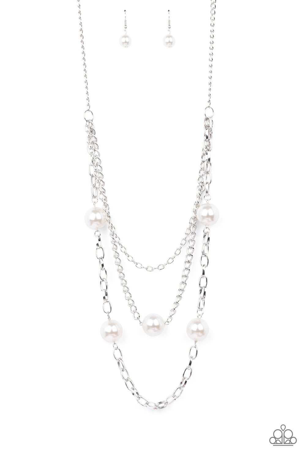 Thanks For The Compliment - white - Paparazzi necklace