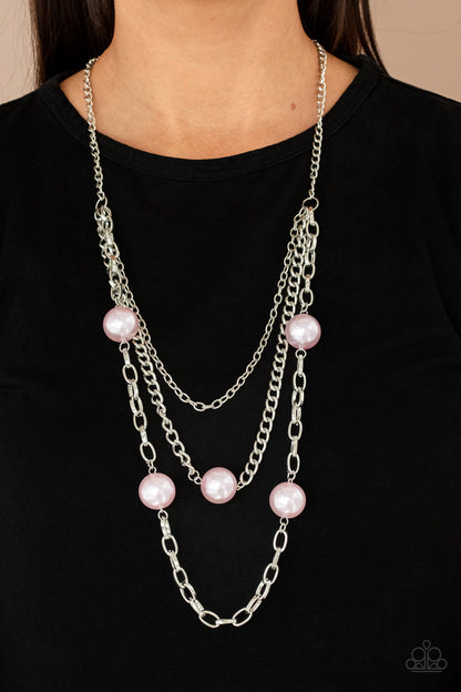 Thanks For The Compliment - pink - Paparazzi necklace