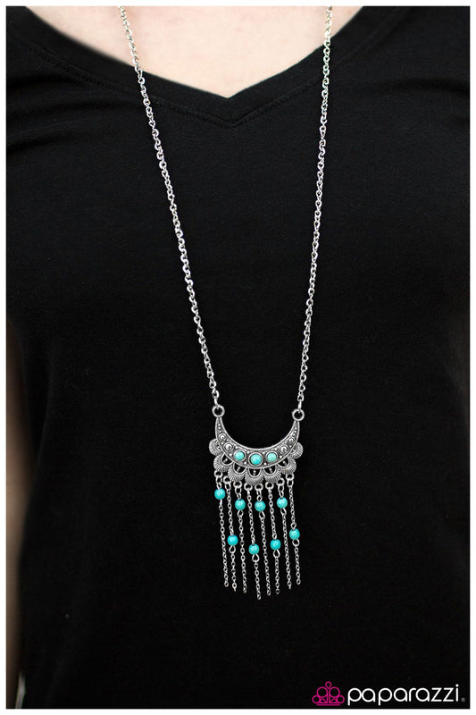 That 70s Show - Blue - Paparazzi necklace