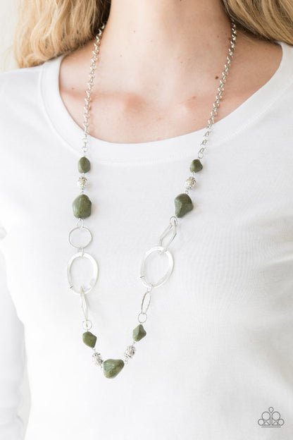 That's TERRA-ific - green - Paparazzi necklace