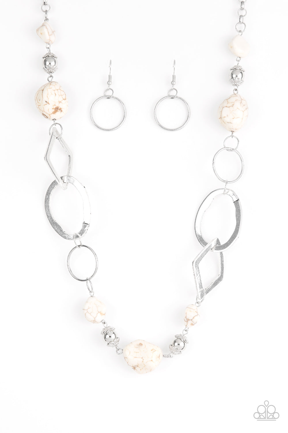 That's TERRA-ific! - white - Paparazzi necklace
