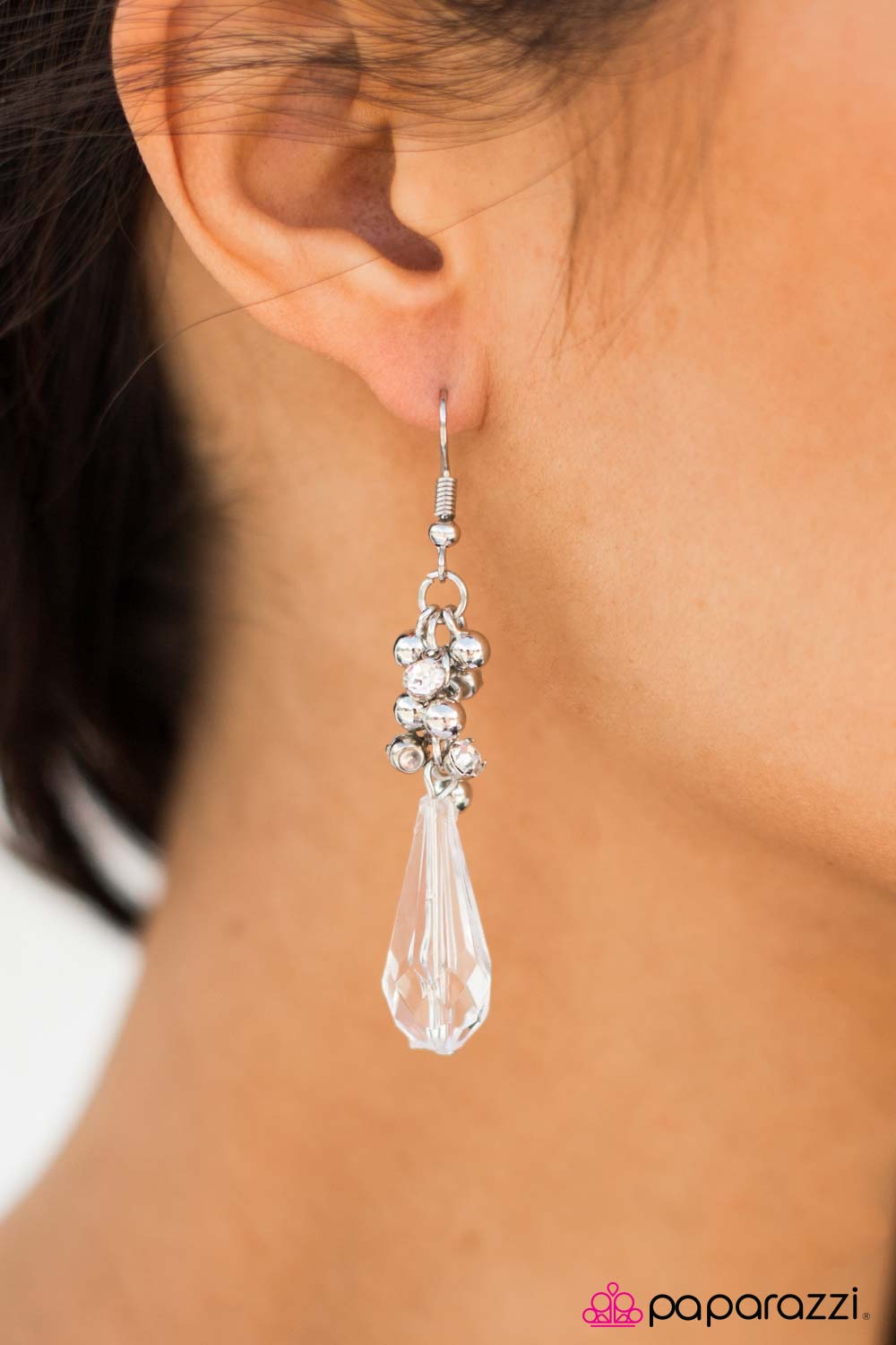 The Crystal Ball - Paparazzi earrings