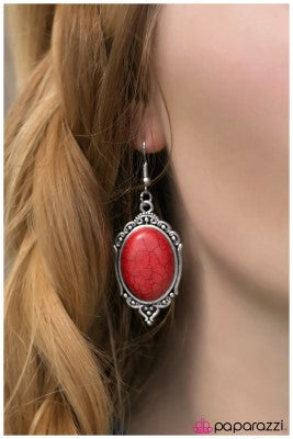 The Grand Ole Opre - red - Paparazzi earrings