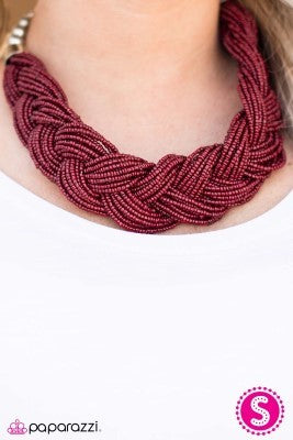 The Great Outback - red - Paparazzi necklace