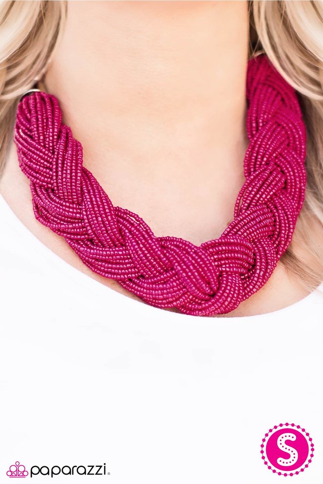 The Great Outback - pink - Paparazzi necklace
