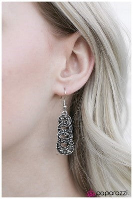 The Imperial Ball - Silver - Paparazzi earrings