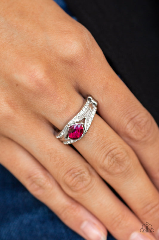 The Insider - pink - Paparazzi ring