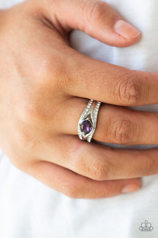 The Insider - purple - Paparazzi ring