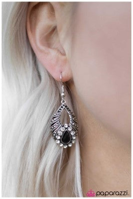 The Last Waltz - Black - Paparazzi earrings