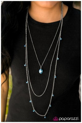 The Night Life - Blue - Paparazzi necklace