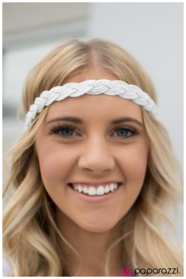 The OC - white - Paparazzi headband