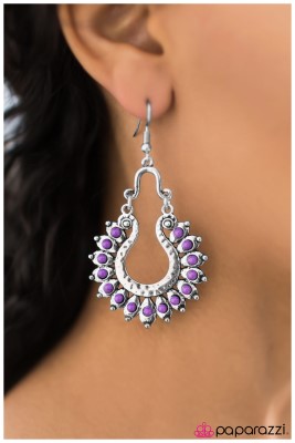 The Old West - Purple - Paparazzi earrings