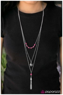 The Songbird - pink - Paparazzi necklace