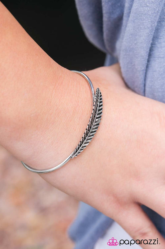 The Sooner the Feather - Paparazzi bracelet