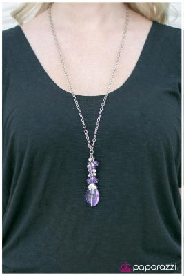 The Sorcerers Stone - purple - Paparazzi necklace