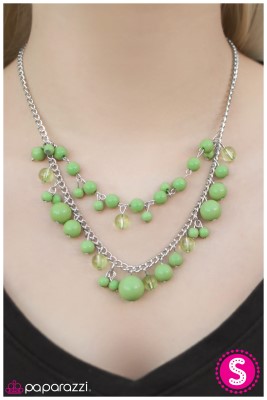 The Wedding Planner - Green - Paparazzi necklace