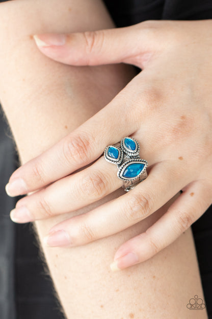 The Charisma Collector - blue - Paparazzi ring