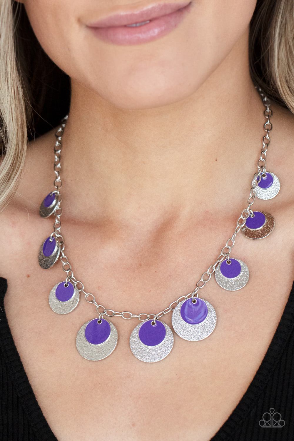 The Cosmos Are Calling - purple - Paparazzi necklace