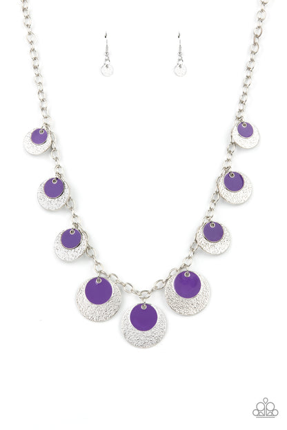 The Cosmos Are Calling - purple - Paparazzi necklace