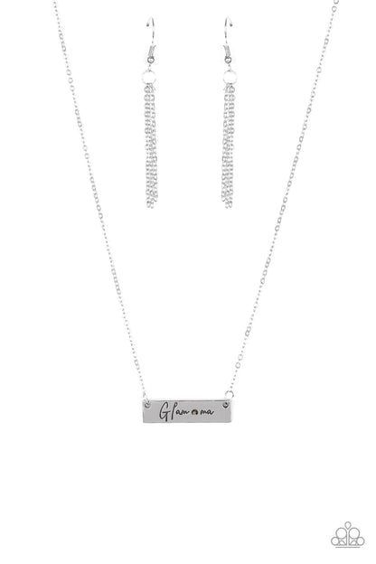 The GLAM-Ma - silver - Paparazzi necklace
