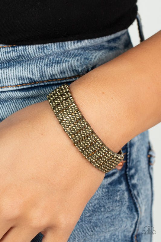 The GRIT Factor - brass - Paparazzi bracelet