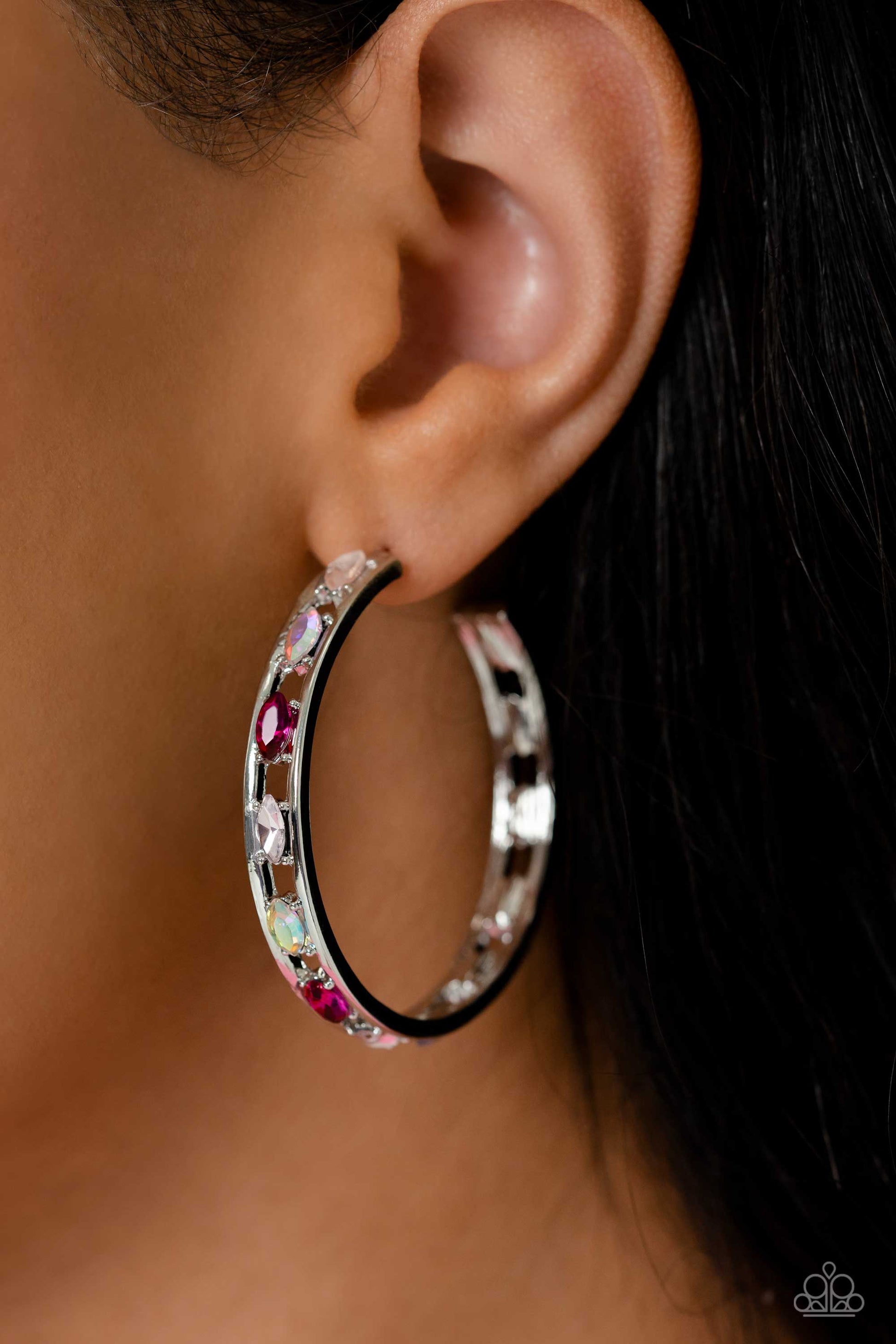 The Gem Fairy - pink - Paparazzi earrings