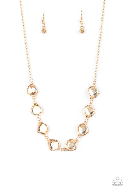 The Imperfectionist - gold - Paparazzi necklace