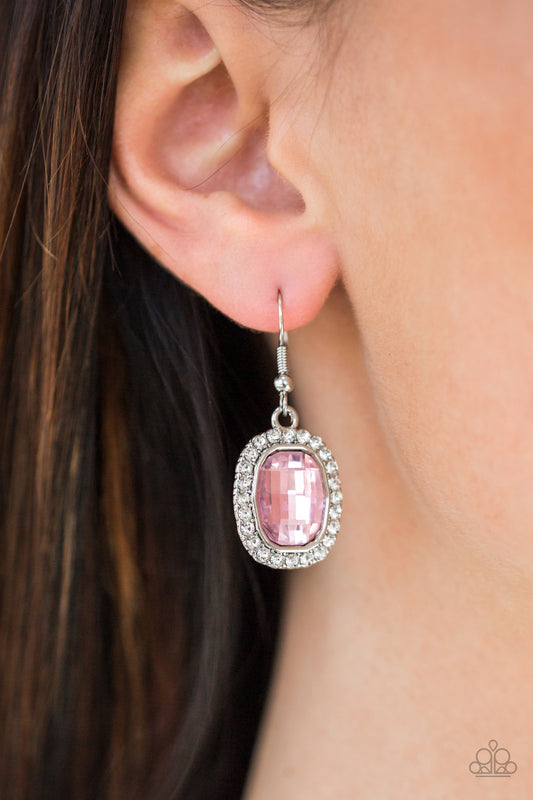 The Modern Monroe - pink - Paparazzi earrings