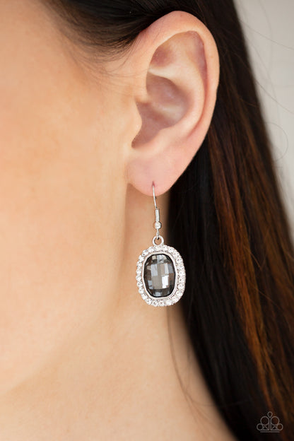 The Modern Monroe - silver - Paparazzi earrings