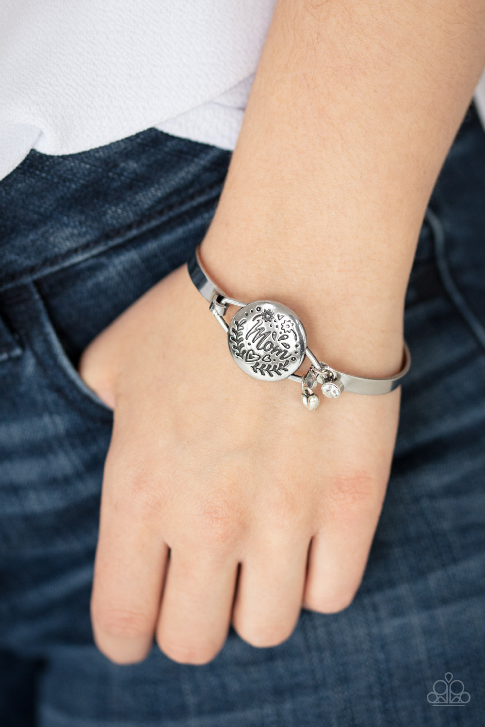 The Mom Life - silver - Paparazzi bracelet