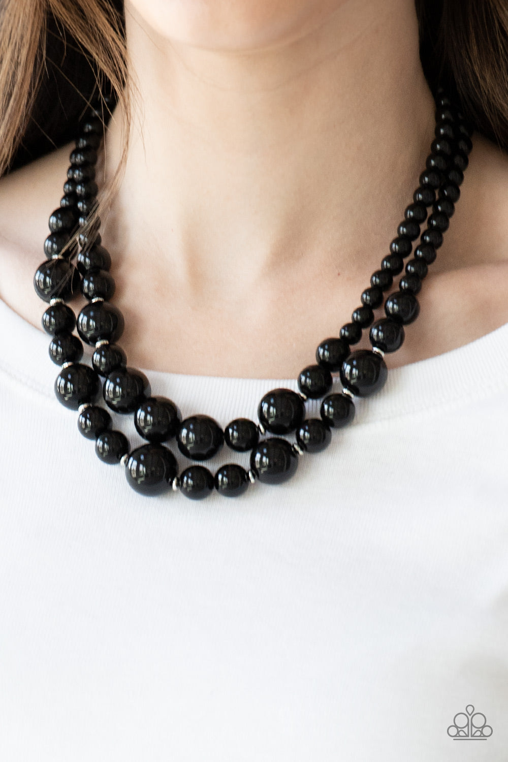 The More The Modest - black - Paparazzi necklace