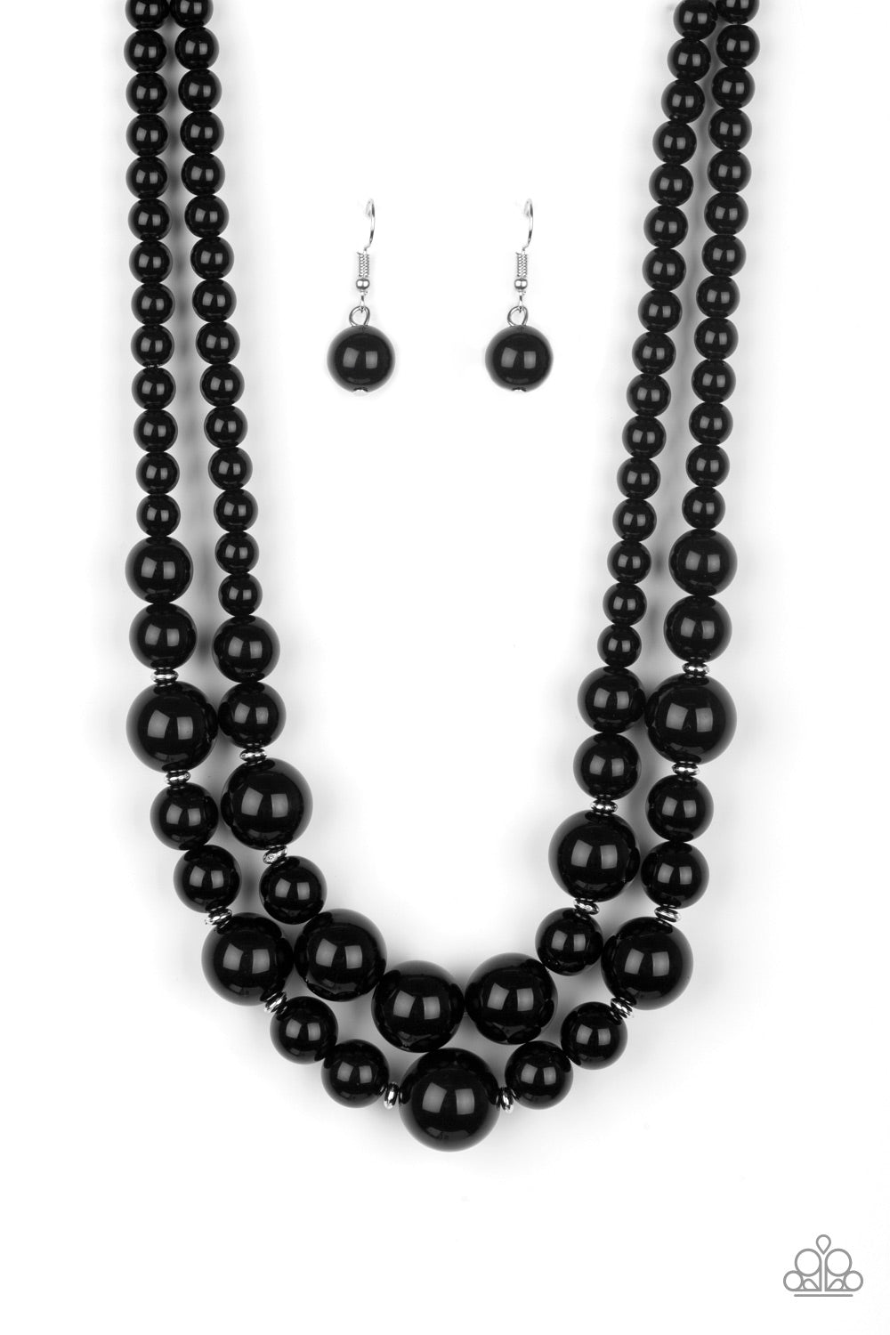 The More The Modest - black - Paparazzi necklace