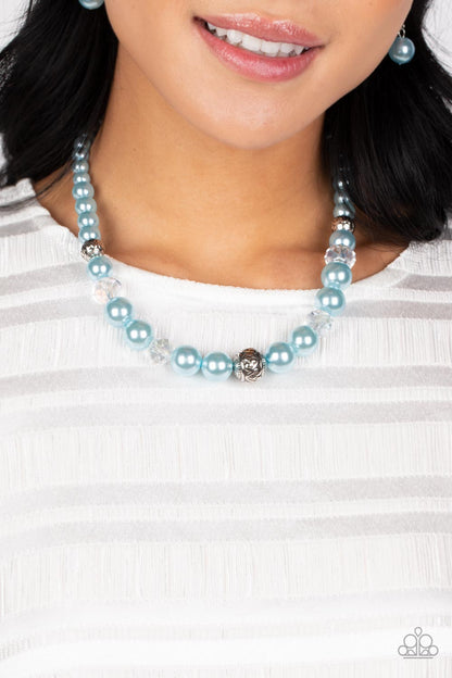 The NOBLE Prize - blue - Paparazzi necklace