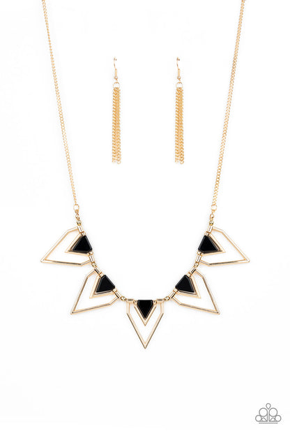 The Pack Leader - gold - Paparazzi necklace