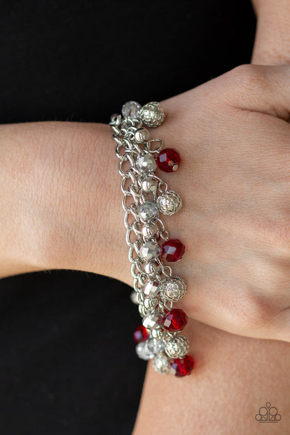 The Party Planner - red - Paparazzi bracelet