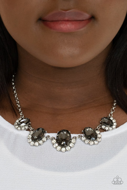 The Queen Demands It - silver - Paparazzi necklace