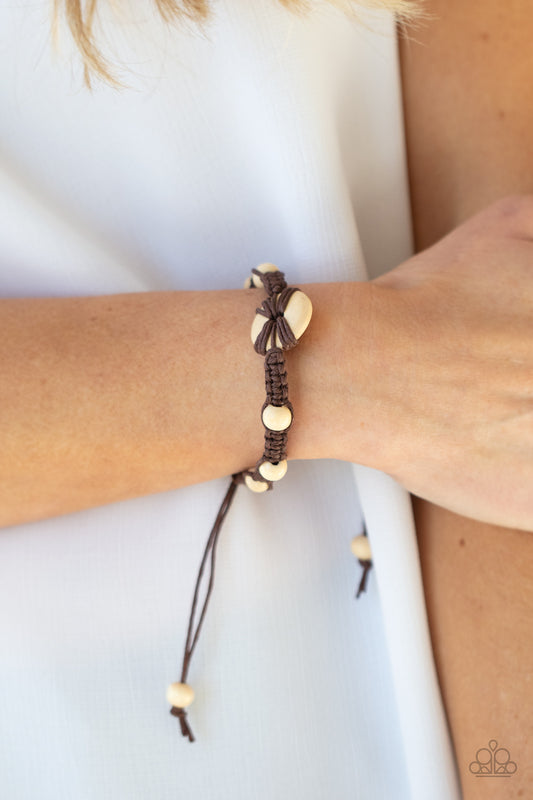 The Road KNOT Taken - brown - Paparazzi bracelet