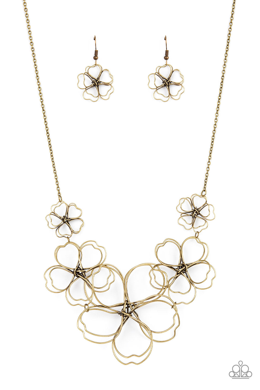 The Show Must GROW On - brass - Paparazzi necklace