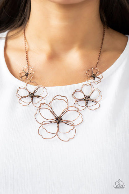 The Show Must GROW On - copper - Paparazzi necklace
