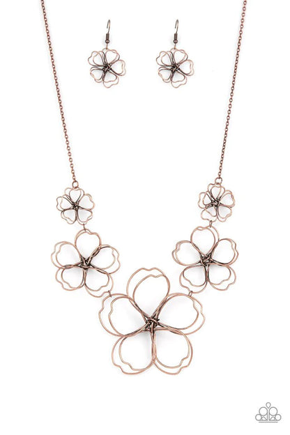 The Show Must GROW On - copper - Paparazzi necklace