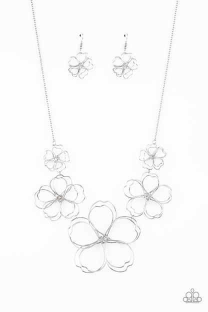 The Show Must GROW On - silver - Paparazzi necklace