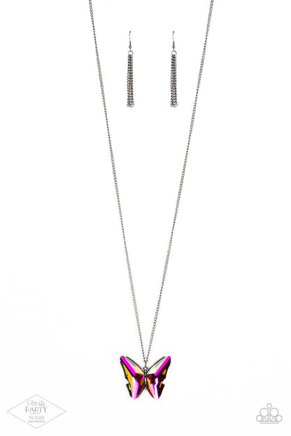 The Social Butterfly Effect - Multi - Paparazzi Necklace