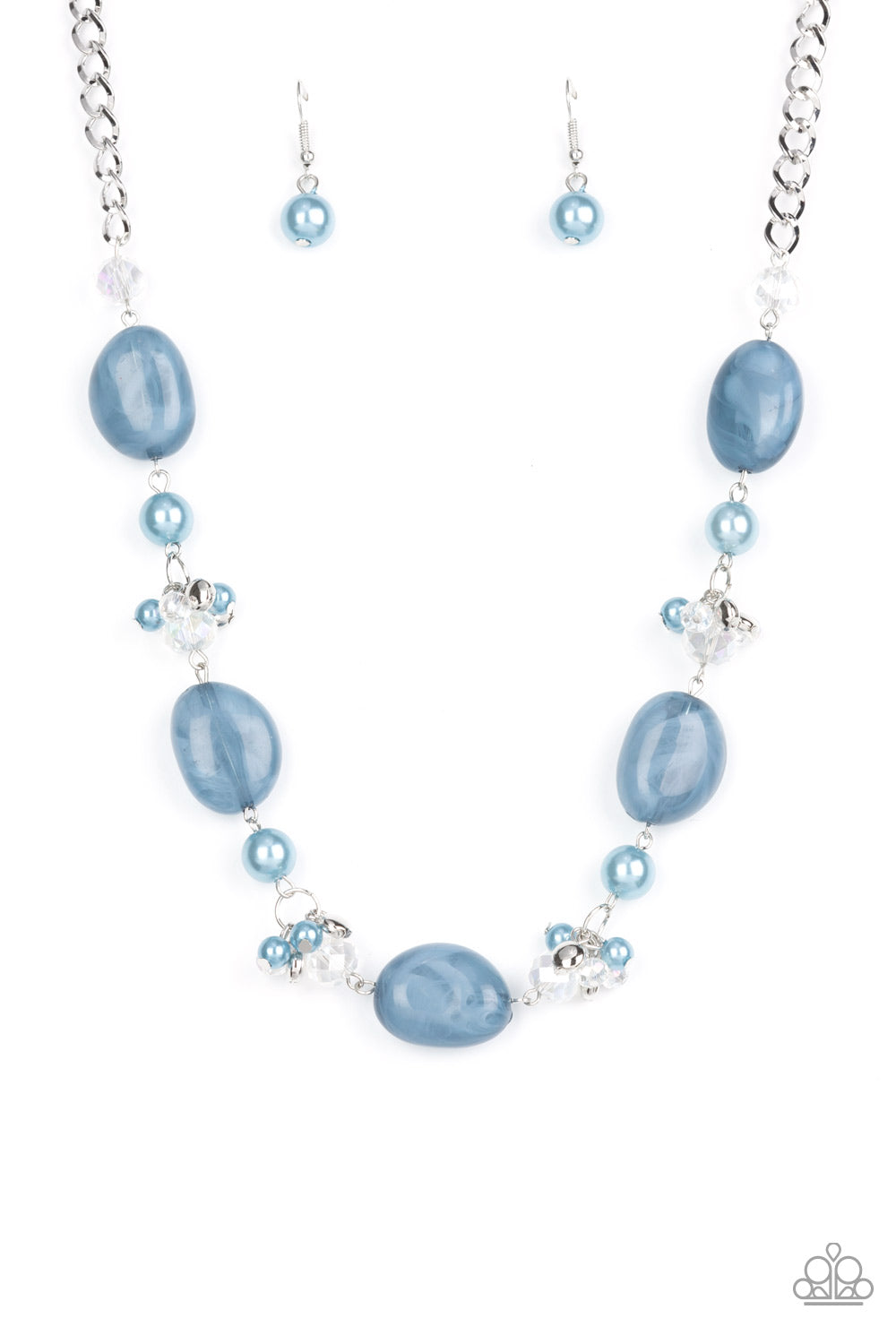 The Top TENACIOUS - blue - Paparazzi necklace