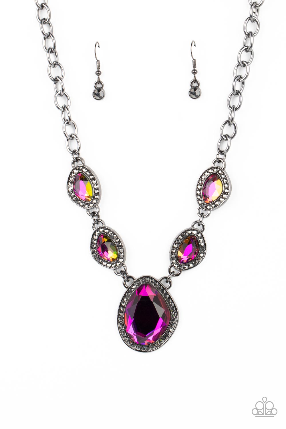 The Upper Echelon - multi - Paparazzi necklace